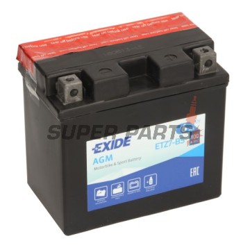 Μπαταρία -EXIDE- YTZ7-BS, 6Ah 12V