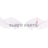 Πίσω πλαϊνά πλαστικά -POLISPORT- λευκά, HUSQVARNA CR, TC, TE, WR 125-510 2005-2011