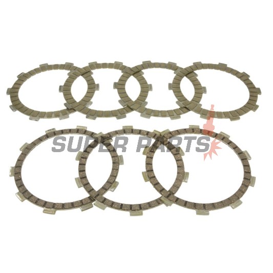 Σετ δίσκων συμπλέκτη -TRW- MCC516-7, Husqvarna Svartpilen/Vitpilen 401, KTM 390 Adventure, KTM Duke 250, KTM RC 390