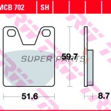 Τακάκια φρένων -TRW- MCB702, Yamaha YZF750R7, YZF-R1 1000 (1998-2001)