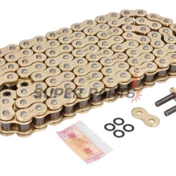 Αλυσίδα -DID- 530ZVMX2G&G-110, μέγεθος 530, 110 κρίκοι, διπλό ενισχυμένη, χρυσή