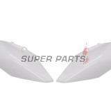 Πίσω πλαϊνά πλαστικά -POLISPORT- λευκά, HONDA CRF 250/450 2013-2017