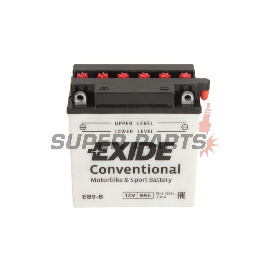Μπαταρία -EXIDE- YB9-B, 9Ah 12V