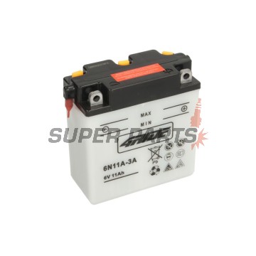 Μπαταρία -4 RIDE- 6N11A-3A 4RIDE, 11Ah 6V