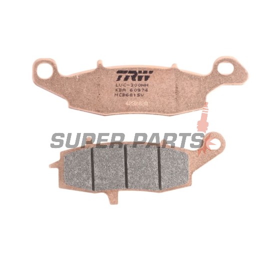 Τακάκια φρένων -TRW- MCB681SV, Kawasaki ER-6F/ER-6N, Versys 650, VN/Vulcan, W650/W800, Z750/ZR-7; Suzuki V-Strom, SV650, GS500, Bandit, Intruder/VanVan (1995-2020)