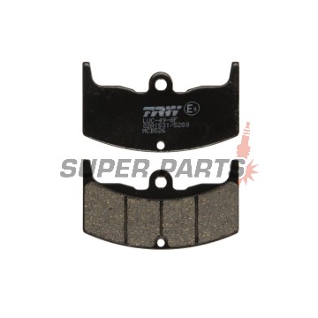 Τακάκια φρένων -TRW- MCB526, Honda CBX550F Supersport (1982-1984), MVX250F (1988), VT250F/500E (1982-1985), VTR250 Interceptor (1988)