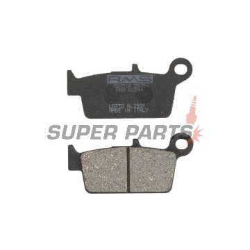 Τακάκια φρένων -RMS- 22 510 2630, Gas Gas EC 125 2002-2008, Gas Gas EC 200 2001-2008, Gas Gas EC 250 2001-2008, 2012-2013, Gas Gas EC 300 2001-2008, 2013, Gas Gas EC 450 2003-2009, Gas Gas FSE 400/450 2003-2007, Gas Gas FSR 450 2003-2008