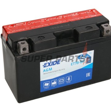 Μπαταρία -EXIDE- YT7B-BS, 6.5Ah 12V