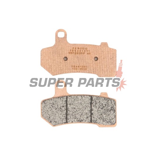 Τακάκια φρένων -FERODO- FDB2210ST, Harley Davidson Road King/Electra Glide/Tri Glide/Street Glide/Road Glide, V-Rod/Night Rod/Street Rod/V-Rod Muscle 1100-1803 2006-2016