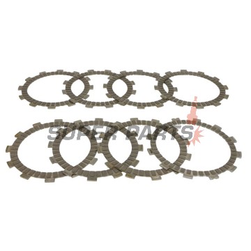 Σετ δίσκων συμπλέκτη -TRW- MCC414-8, Yamaha FZ 750 (1987-1991), FZ6 600N/NA ABS (2009-2010), FZX 750 Fazer (1986-1989), XJ 550 (1981-1984), XJ6 600 Diversion/N/F/ABS (2009-2016), XT 550 (1982-1983)