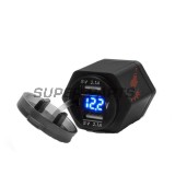 Αντάπτορας USB -4 RIDE- 12V, 2xUSB (2.1A), BMW, TRIUMPH (connector DIN ISO 4165)