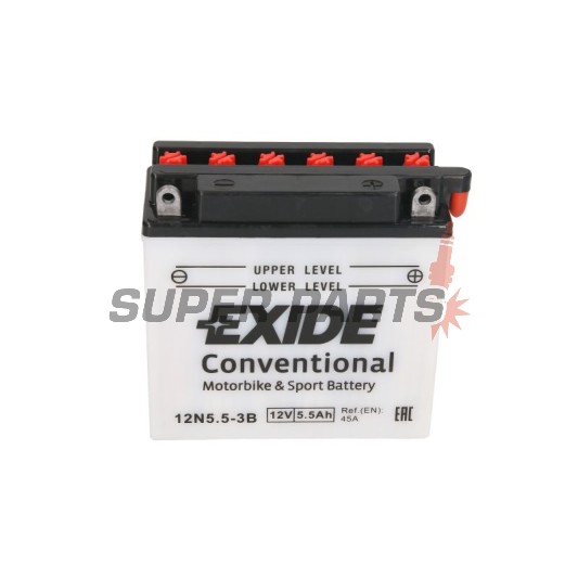 Μπαταρία -EXIDE- 12N5.5-3B, 6Ah 12V