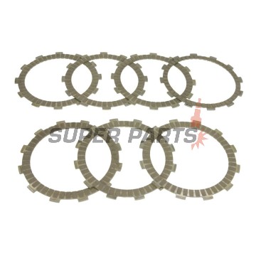 Σετ δίσκων συμπλέκτη -TRW- MCC115-7, Honda CRF450R, Honda XBR500/500S, Suzuki DL650 V-Strom/V-Strom ABS/XT, Suzuki SV650/S/SA/ABS/X