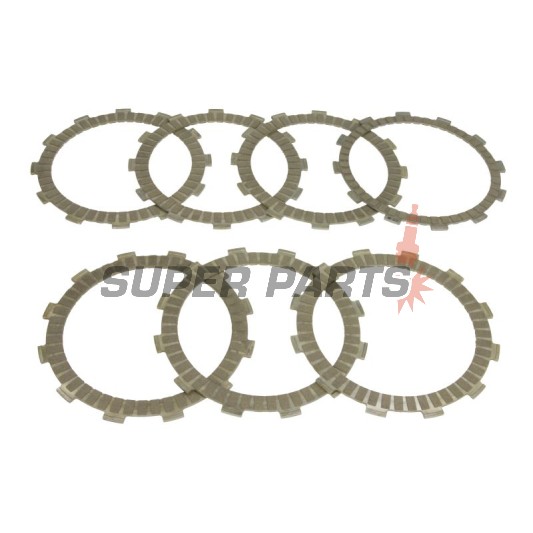 Σετ δίσκων συμπλέκτη -TRW- MCC115-7, Honda CRF450R, Honda XBR500/500S, Suzuki DL650 V-Strom/V-Strom ABS/XT, Suzuki SV650/S/SA/ABS/X