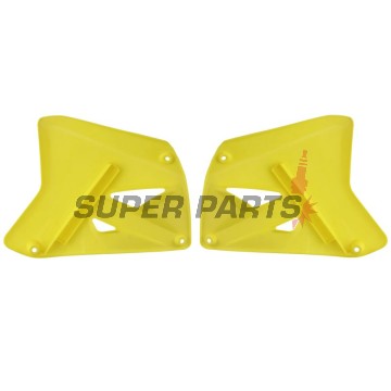 Μπροστινά πλαϊνά πλαστικά -POLISPORT- κίτρινα, SUZUKI RM 125/250 2001-2008