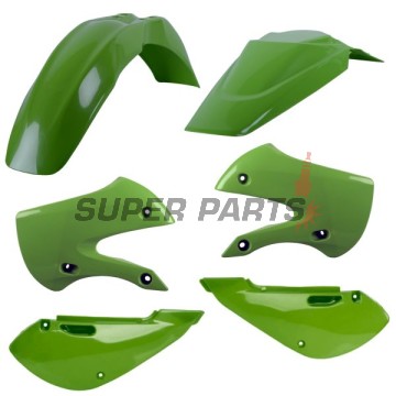 Σετ πλαστικών -POLISPORT- KAWASAKI KX 65 2000-2021