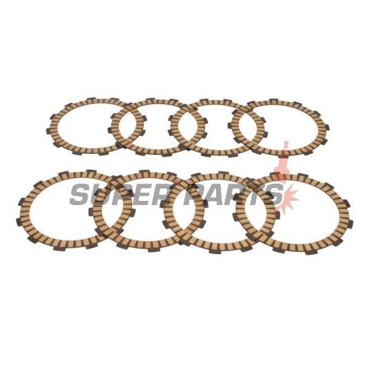Σετ δίσκων συμπλέκτη -TRW- MCC511-8C, Husqvarna FC 250/350/450 (2014-2020), FE 250/350/450/501/501S (2013-2020), FS 450 (2015-2018), KTM EXC/EXC-F 250/300/350/450/500 Six Days (2012-2020), Freeride 350/350E (2012-2017), SX/SX-F 250/350/450 (2011