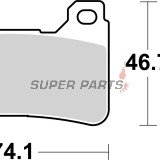 Τακάκια φρένων -BREMBO- 07HO50SA, Honda CBR 600-1000cc CBR/Fireblade (2004-2012)