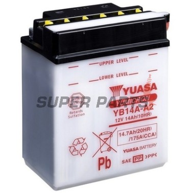 Μπαταρία -YUASA- YB14A-A2, 15Ah 12V