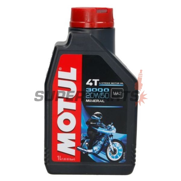 Λάδι κινητήρα -MOTUL- 3000, 20W50, ορυκτέλαιο, 1L