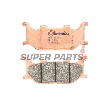 Τακάκια φρένων -BREMBO- 07042XS, Yamaha FZ6 600/MT-03 660/SR 125/XJ 600S Diversion/XV Virago 125 250/XVS Drag Star 125 250 1100/YP Majesty 250 400 (1995-2009)