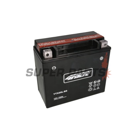 Μπαταρία -4 RIDE- YTX20L-BS 4RIDE, 18.9Ah 12V