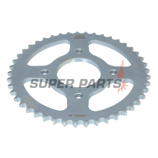 Πίσω γρανάζι -JT- JTR803,45, 45 δόντια, ατσάλινο, Suzuki GSX-R 125 2017-2022, GSX-S 125 2017-2020