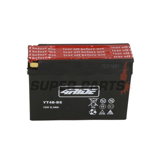 Μπαταρία -4 RIDE- YT4B-BS 4RIDE, 2.3Ah 12V
