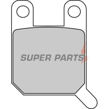 Τακάκια φρένων -FERODO- FDB2107P, CPI Supercross 50, Derbi Aventura/Predator/Senda/Vamos 50, Gas Gas Pampera 125, Puch Cobra/Condor 50-125 1985-200