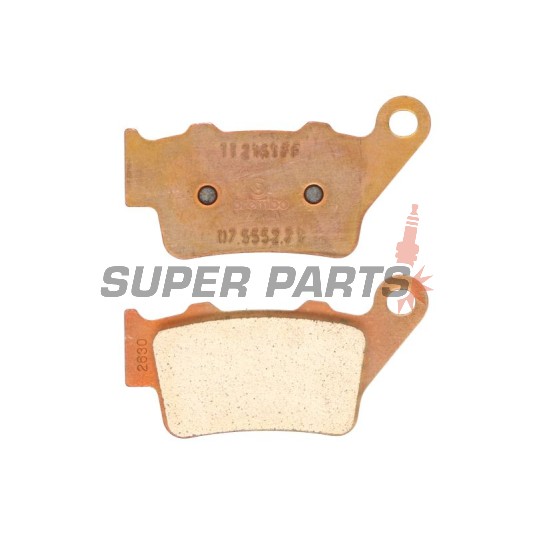 Τακάκια φρένων -BREMBO- 07BB0258, Alfer VR, Aprilia Pegaso/Shiver/Dorsoduro, ATK Enduro/Cross, BMW C1/F/G/S, Husaberg FC/FE/FS, Husqvarna CR/SM/TE/WR, KTM Adventure/Duke/EXC/LC4/SM/SX/Super Duke, Yamaha MT-03/TT/XT.