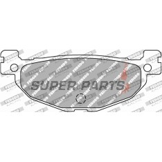 Τακάκια φρένων -FERODO- FDB2200EF, Yamaha YP Majesty 400 2005-2007