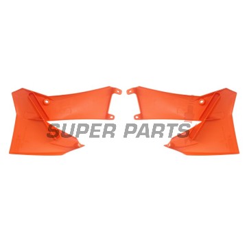 Μπροστινά πλαϊνά πλαστικά -POLISPORT- πορτοκαλί, KTM SX 85 2006-2012