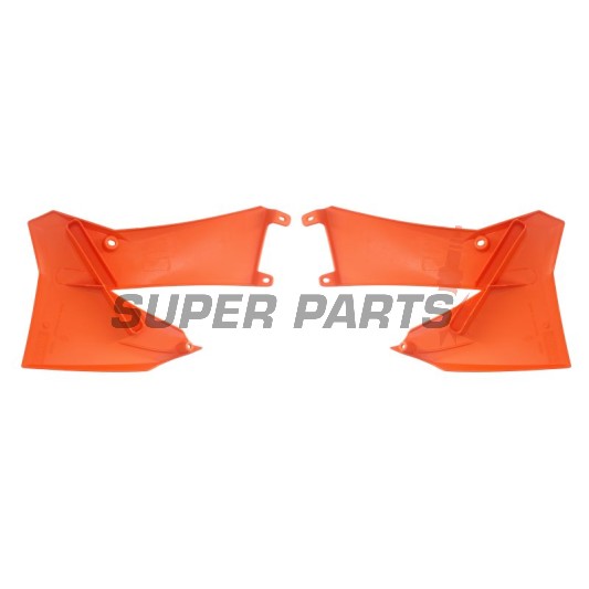Μπροστινά πλαϊνά πλαστικά -POLISPORT- πορτοκαλί, KTM SX 85 2006-2012