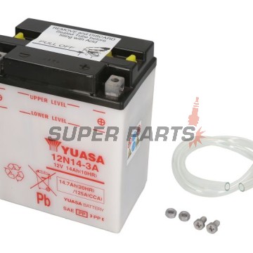 Μπαταρία -YUASA- 12N14-3A, 15Ah 12V