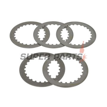 Σετ ατσάλινων δίσκων συμπλέκτη -TRW- MES326-5, Honda CBF 250 (2004-2006), CR 125 (1984-1985), CRM 125 (1990-1999), NSR 125 (1989-2003), NX 250 (1988-1995), TRX 400-450 (1998-2002), VT 500 (1984-1985), XL 350 (1985-1988), XR 250 (1984-1997)