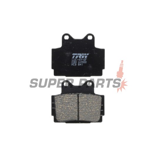 Τακάκια φρένων -TRW- MCB541, Yamaha FZ/FZR/FZS Fazer, RD350 YPVS, SRX, TDR, XJ Diversion/Seca II - 250-750cc, 1985-2003