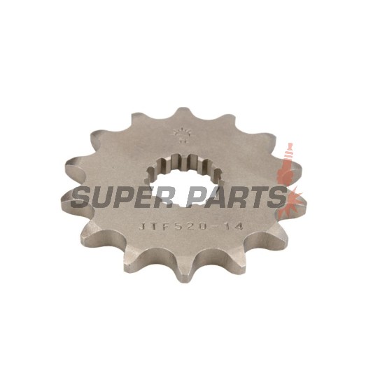 Μπροστινό γρανάζι -JT- JTF520,14, 14 δόντια, Cagiva Navigator 1000 2001-2005, Raptor 650 2001-2007, V-Raptor 650 2001-2007, Hyosung Comet 650 2006, 2010, GT 650 2004-2012, Kawasaki W 650 1999-2006, ZR 750 1991-1994, ZR-7 750 1999-2004