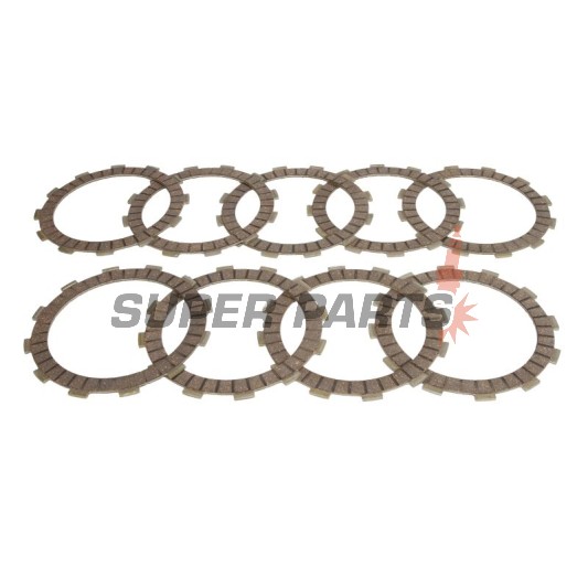 Σετ δίσκων συμπλέκτη -4 RIDE- TCS3335, Suzuki GS 1000 1980-1981, GS 1100 1984-1985, GSX 400/1100 1980-1987, GSX-R 400 1988-1995, VL 1500 1998-2008
