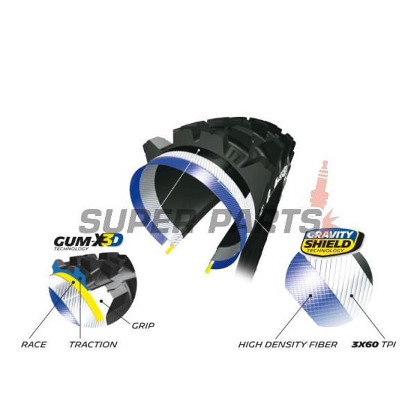 Ελαστικό ποδηλάτου -MICHELIN- 27.5X2.40, WILD ENDURO GUM-X