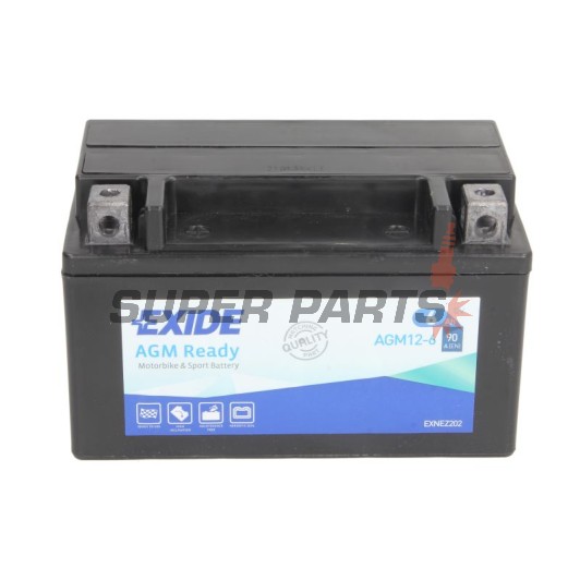 Μπαταρία -EXIDE- YTX7A-BS READY, 6Ah 12V