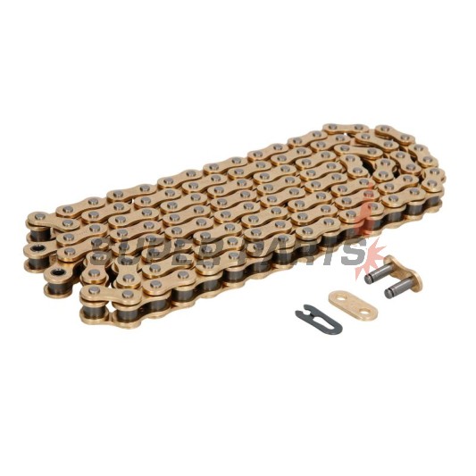 Αλυσίδα -DID- 520ERT3G&G-120, μέγεθος 520, 120 κρίκοι, off-road/motocross, χρυσή