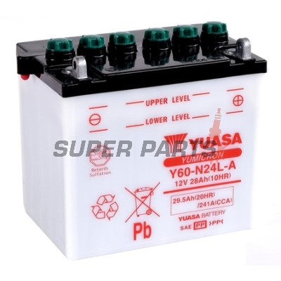 Μπαταρία -YUASA- Y60-N24L-A, 30Ah 12V