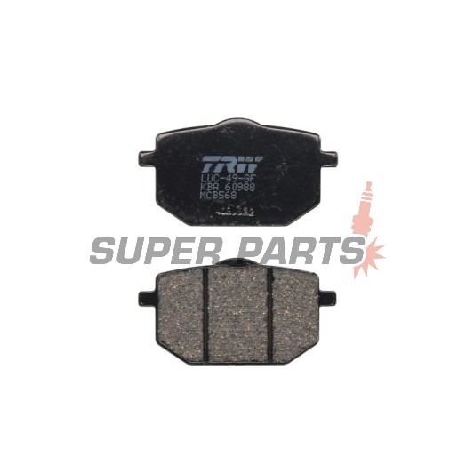 Τακάκια φρένων -TRW- MCB568, Moto Guzzi NTX 750 (1990-1993), Yamaha TT 600 (1989-1992), XT 600Z Ténéré (1985-1991)
