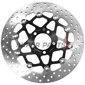 Δίσκος φρένου -BREMBO- 78B40841, Kawasaki GPZ1100, GTR1000, Z750/Z1000, ZR550 Zephyr, ZR-7 750S, ZX-12R 1200 Ninja, ZX-14R 1400 Ninja, ZX-6R 600 Ninja, ZZR600D/600E