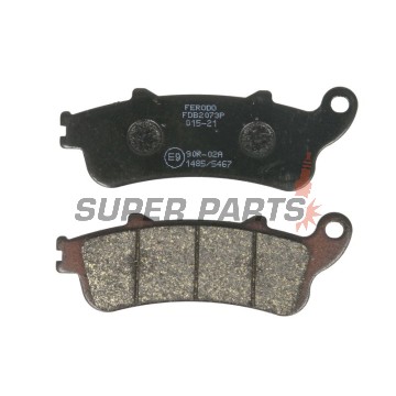 Τακάκια φρένων -FERODO- FDB2073P, Honda CBR 1100XX Blackbird 1996-1997, FES 125 Pantheon 1998-1999, Kawasaki VN 650 Vulcan/Z 650 2015-2018