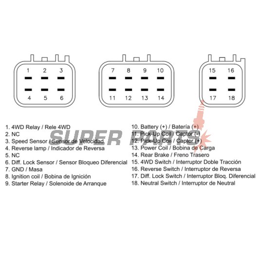 CDI -DZE- YAMAHA YFM 660 2002-2003