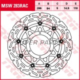 Δίσκος φρένου -TRW- MSW283RAC, 296mm, Honda CB600F/600FA Hornet ABS, CBR600FA ABS (2007-2015)