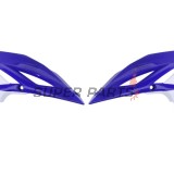 Μπροστινά πλαϊνά πλαστικά -POLISPORT- μπλε/λευκό, YAMAHA YZ 250 2010-2013
