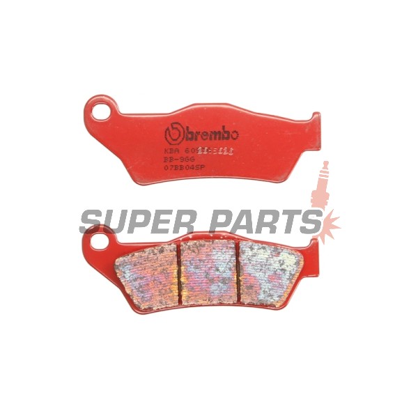 Τακάκια φρένων -BREMBO- 07BB04SP, Aprilia 125‑1000cc, Bimota 1100cc, BMW 1200‑1300cc, Cagiva 750‑900cc, CCM 600‑650cc, Ducati 620‑1260cc, Enfield 411‑500cc, Harley 500‑750cc, Husqvarna 125‑901cc, KTM 125‑1290cc, Moto Guzzi 1100‑1200cc, Triumph 800‑1200cc
