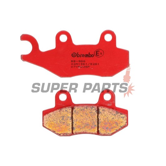 Τακάκια φρένων -BREMBO- 07YA20SP, Aeon Overland 125-180, Arctic Cat DVX 90, Benelli Caffenero 250, Cagiva Canyon/Elefant 500-1000, CAN-AM Commander/Maverick 800-1000, Honda CBF/NSR/XL 50-250, Kawasaki Ninja/Brute/KLR 125-750, Yamaha XTZ/YBR/YFM 50-750, Tr